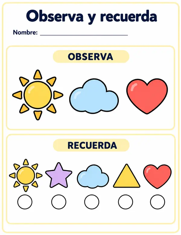 Observa y recuerda