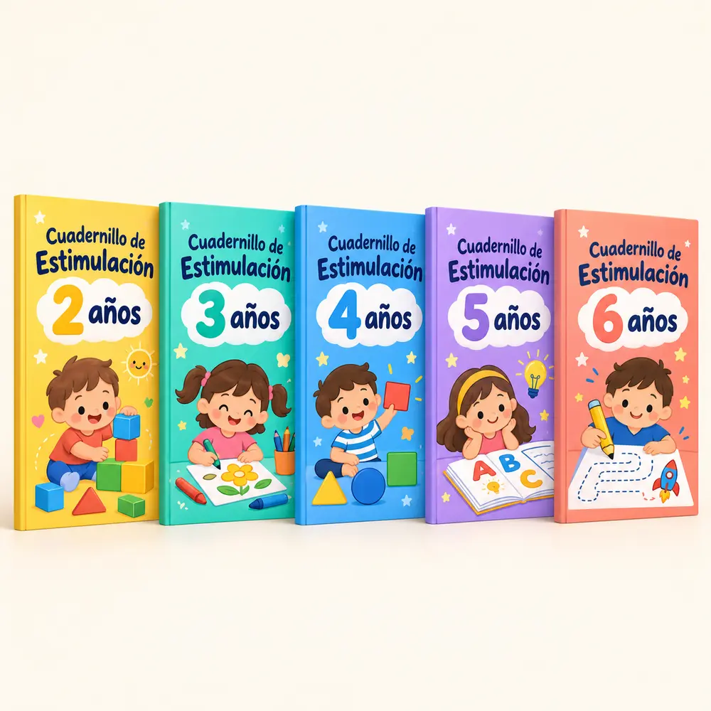 Colección Cuadernillos de Estimulación por Edad: un cuadernillo para cada edad, de 2 a 6 años
